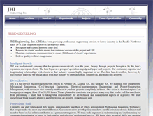 Tablet Screenshot of jhiengineering.com